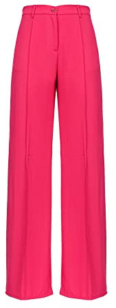 Pinko Pantalón Mujer Pureza Crepe Fluido Color Fucsia, Ver fotos., 36