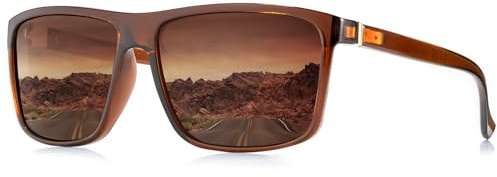 ANYLUV Polarisiert Sonnenbrille-Herren Damen Outdoor Sunglasses Sonnenbrillen Unisex Retro Schwarz Brille UV400 Fahren Wandern Golf