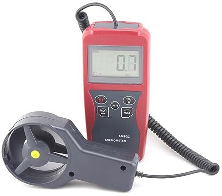 Anémomètre Numérique Anémomètre Portatif Instrument De Mesure Vitesse du Vent De Haute Précision Volume du Vent Opération Facile