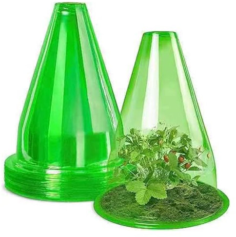 Nexoria Schneckenkragen, Pflanzenschutzhaube Pflanzenhut Schneckenschutz Schneckenschutzring Schneckenzaun Schützt Pflanzen Sonnenhut Pflanzenschutz Vor Frost, Schnecken Und Vögeln (10pcs)