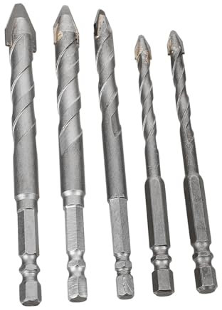 UKCOCO 5stücke Teiliges Eccentric Drill Bit Für Hochleistungsbohrer Mit Einzigartigem Kopfdesign Für Präzises Bohren Wänden Und Fliesen