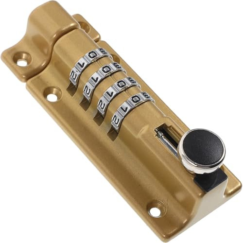 LIFKICH Serratura Combinata Per Porte Ingresso Chiavistello Di Sicurezza Resistente Per Esterni Blocco Anti-intrusione Per Cancelli e Porte Facile Da Installare
