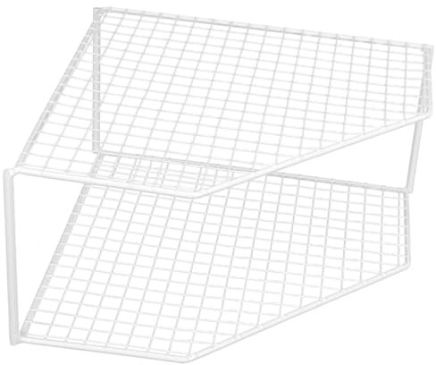 Holibanna Multi-function Pan Organizer Kitchen Accessories Corner Shelf Unit Sturdy Pot Rack for Small Spaces