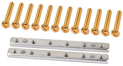 Warmhm Tonabnehmerrahmen Aus Kupfernickel Für Humbucker Mit Doppelspule Passend Gitarren Im Stil Inklusive Abdeckung Und Spulenbasis