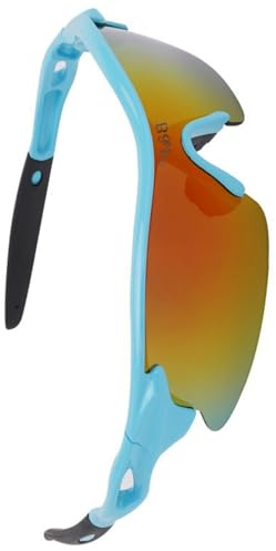 Obotsnoi Gafas deportivas para niños, gafas de sol resistentes al viento, gafas de bicicleta con lentes intercambiables para ciclismo