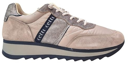 Cetti C-849 Deportivo Casual Cordón elástico Nature Negro Mujer