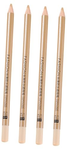 Crayon 4 Bois Maquillage de Blanc Pcs en Correcteur