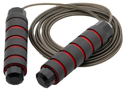 Skipping Rope - Jumping Rope Adjustable For Men Women Kids - Jump Rope For Exercise Fat burning Workout Home or Gym personal Training Rope