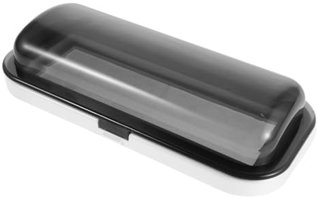 MUELODSIC Waterproof Marine Stereo Protective Cover with Flip-up Door, Weather-resistant Boat Radio Shield Housing 9.04x4.13x1.57 for Yacht Audio Systems