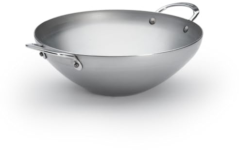 DE BUYER -5619.28 -wok mineral b 2 anses ø28cm