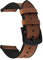 Fullmosa Bracelet de Montre Cuir 22mm Compatible avec Garmin Venu 3, Venu 2, Vivoactive 4(45mm), Garmin Forerunner 255/255 Music/Forerunner 265,Marron+Boucle Noire