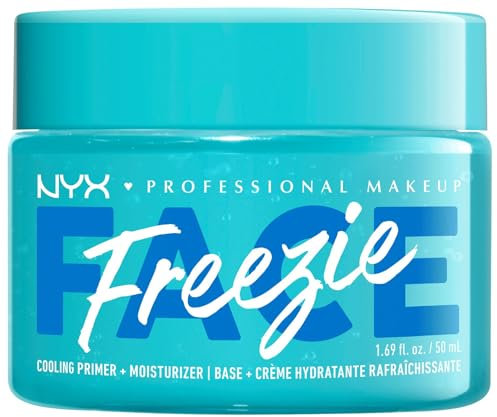NYX PROFESSIONAL MAKEUP NYX Professional Make Up Face Freezie Cooling Primer und Moisturizer, 10in1, Feuchtigkeitsspendend, Für ein gefestigtes Hautbild, Mit Schneepilzen und Niacinamid, 50 ml