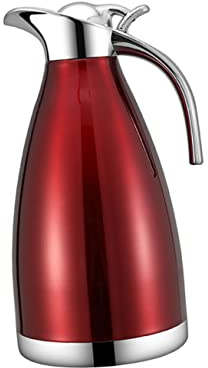 Mikinona Bouteille En Acier Inoxydable 2,0l Double Paroi Isotherme Rouge Vin, Pot Sous Vide Solide Pour Maison, Bureau Et Voyage
