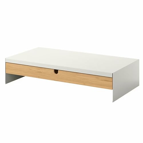 sarcia.eu ELLOVEN Monitorständer mit Schublade, weiß 504.747.70