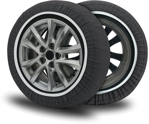 COMPASS Textil Schneeketten für Reifen 215/50 R19, EN16662-1 Homologiert, ÖNORM, (XL) 1 Paar