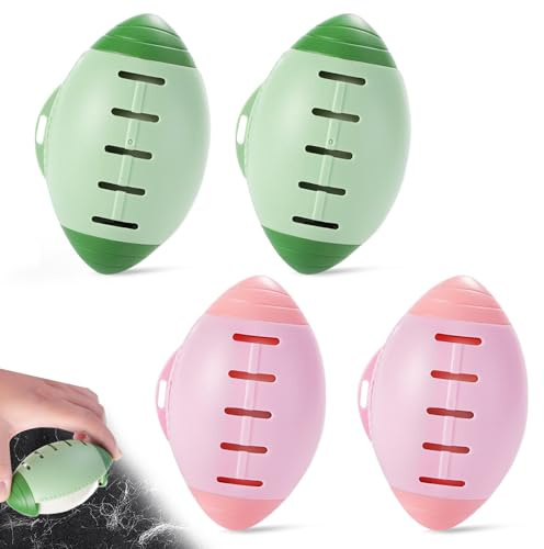 4 PCS Reusable Lint Roller, Extra Sticky Pet Hair Remover Roller Tool Washable Sticky Rollers Portable Lint Rollers Ball for Laundry Dust Fuzz