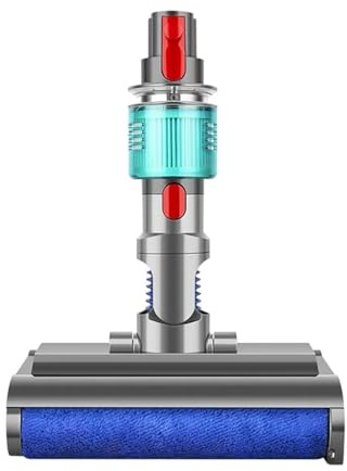 DOPQJOWIB Bodenschrubber-Waschmoppkopf Staubsauger Leichter weicher Samt-Bodenbürstenkopf, kompatibel mit Dyson, V7 V8 V10 V11 V15 Home-Hauptbürstenkopf
