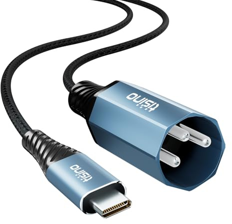 Tisino Câble XLR Mâle vers USB-C, Sortie Audio DAC 32bit/384kHz, 3m | Cordon USB C vers XLR Unidirectionnel pour Enceintes et Mixeurs, DAC Intégré, Haute Fidélité, iPhone 16/15, iPad, PC, Mac