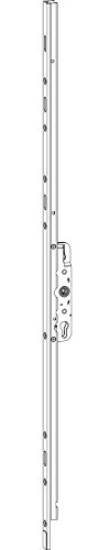 GU HS Hebegetriebeschloss PZ, DM 27,5, Stulp 2670 mm, Alu silber eloxiert