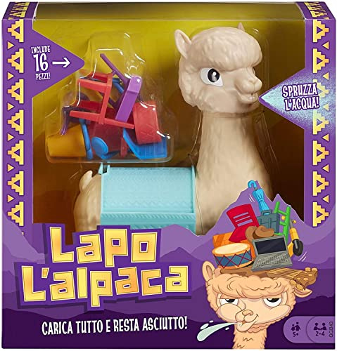 Mattel Games Alpaca, lädt den Lama zerreißen, Gesellschaftsspiel für Kinder ab 5 Jahren, GGB43