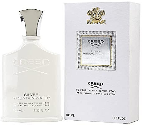 100% Authentic Creed Silver Mountain Water EDP 100 ml + 3 Nischenproben gratis