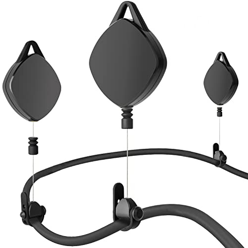 3 paquetes de gestión de cables VR para Oculus Quest 2 polea de techo retráctil VR accesorios para Oculus Quest, Rift S, índice de válvula, HTC Vive, Vive Pro, Playstation VR Link Cable