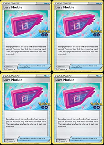 Lure Module 067/078 - Pokemon Go - Trainer Card Lot - Playset Set x4