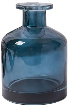 150ml/5oz Empty Glass Diffuser Bottle Diffuser Jars Aromatherapy Storage Container Fragrance Accessories Use for DIY Replacement Reed Diffuser Sets (Blue)