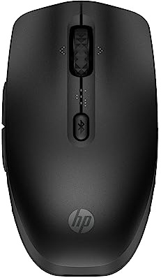 HP 420 Programmable Bluetooth Mouse - Bluetooth with Swift Pair to 3 Multi-Devices, 2-Year Battery, 4K DPI, Quiet clicks, Compatible with Windows/Mac/Chromebook, Laptop, Notebook Black (7M1D3AA)