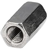1 Stück Feingewinde M8 M10 M12 M14 M16 M18 M20 304 Edelstahl Sechskantstange Kupplungsmuttern Standoff Spacer Lange Sechskantmutter (Size : M12x1.25x30mm)