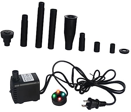 Yardwe 1 Satz Tauchpumpe für Fischbecken Mini-Wasserpumpe Mini-Springbrunnenpumpe Umwälzpumpe Springbrunnenpumpe im Freien teich vogeltränke pumpe Aquarium Sauerstoffpumpe Abs