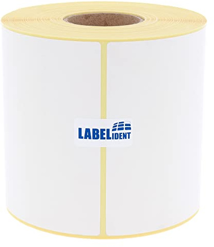 Labelident Versandetiketten (103 x 199 mm) - 500 Thermoetiketten auf 1 Rolle(n) 40 mm Kern | Selbstklebende Thermodirekt-Labels mit Trägerperforation für DHL, DPD, Fedex, GLS, Hermes, UPS