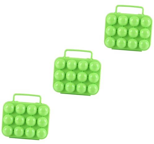 NIYANGLE Hueveras De Plastico 3 Piezas Carton De Huevera Para 6 Cenicero Media De Cartones De Hilder De Contenedor De Para Acampar Portátil Mostaza Botella De Agua