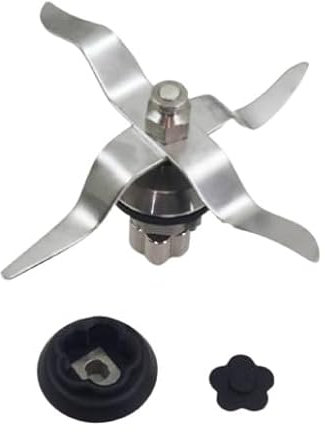 FLAVOR PLUS Cuchillas + portacuchillas/Embrague, compatibles para Monsieur Cuisine Connect y Smart. Antes de Comprar Comprobar Que el piñón Inferior de 5 lóbulos es el Adecuado para su máquina