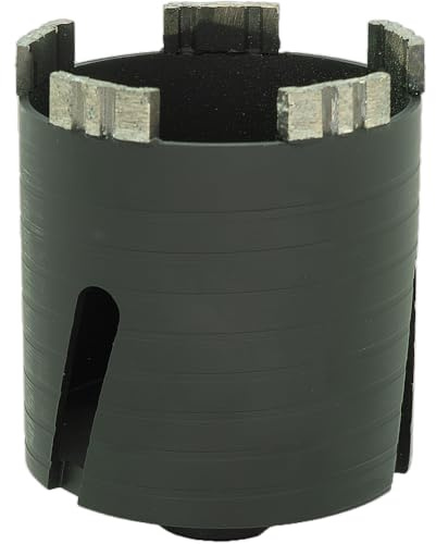 WEFARU Diamant Dosensenker 82 mm mit M16-Aufnahme - 80mm Nutzlänge - Dosenbohrer für Mauerwerk, Kalksandstein, Ziegel, Poroton, uvm. - Profi Diamant Bohrkrone