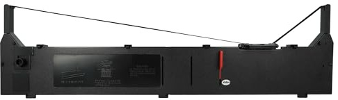 vhbw Farbband Schriftband Ersatz für Epson C13S015055 für Nadeldrucker | Bondrucker - Schwarz