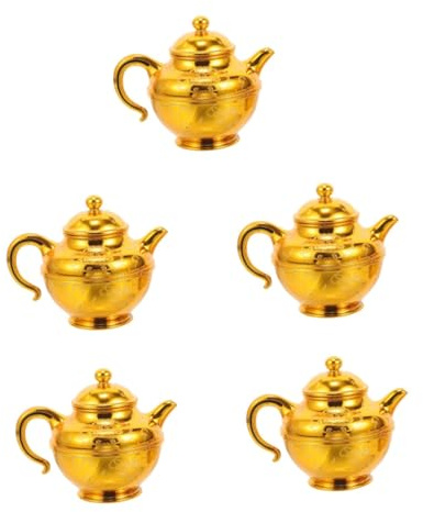 Cabilock 5 Pz bicchiere di vino vaso di vino antico antica brocca di vino teiera Bicchiere da cerimonia teiere bicchieri da vino regali buddisti per le donne offerta buddista Riutilizzabile