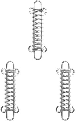 EKalgretrA Spannfeder Sprungfedern 1-5 stücke Heavy Duty Zugfeder Haken Kragen Druckfeder Zelt Wind Seil Feder Schnalle Camp Deck Haken Spanner Festen Haken(3PCS)