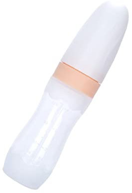 JOINPAYA Löffel Für -reispaste Feeder Nahrungsergänzungsflasche Reis Müsli Löffel Flasche Babyflasche Flaschen Für -squeeze-feeder Feeder Mit Löffel Kieselgel Rosa