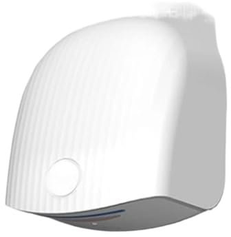 NGBFF Asciugamani Elettrico, Asciugamani Automatico Caldo Freddo, asciuga Mani a induzione a Parete ad Alta velocità 1200 W for WC da Bagno Commerciale(White)