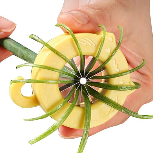 Strumento Manuale per Tagliare Scalogno Tritatutto Manuale per Taglio a