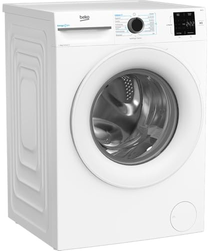 BEKO BMW10147EW - Lavatrice 10 kg Carica Frontale, 15 Programmi, Centrifuga 1400 Giri, Pulizia Automatica, Motore Inverter e Funzione Vapore, Elettrodomestici per la Casa, Classe A, 60Lx84,5Hx58P
