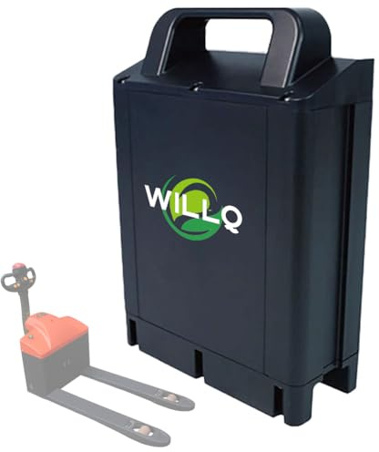WILLQ Batterie de Rechange CBD12 pour Chariot élévateur 24 V 20 Ah, Batterie au Lithium pour Mini-Camion, transpalette électrique, Accessoire de Secours