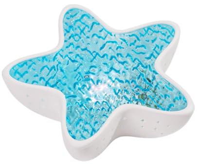 Starfish Ocean Projection Lamp,Romantic Water Ripple Night Light,7 Colors Hologr Light,3D Lamp,Ocean Projector Star