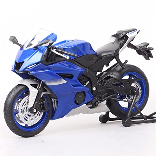 Skala 1/12 För Yamaha YZF-R6 R6 2020 Motorcykel Fordon Racing Motorcykelmodell Toy Boy Barnpresent