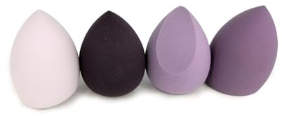 Luhang Juego de esponjas de maquillaje para uso seco y húmedo, esponja de mezcla de base para corrector, rubor en polvo, esponjas mezcladoras multicolor