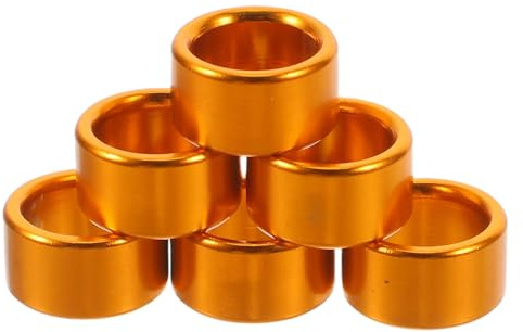 LOLIPPYY Aluminium Taubenfußringe 10 Stück 8mm Innendurchmesser Gerades Rohr für Vogelzucht und Taubentraining Wiederverwendbare Ringe
