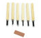 Modelcraft PCT1006 Wood Carving Set with Sharpening Stone - Silver (1-Piece)