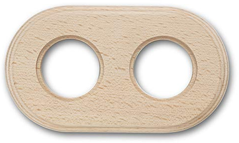 Fontini 31-802-00-2 – Cadre bois hêtre 2 éléments colonial naturel pack