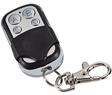 Busirde 4-Canale Wireless RF Telecomando 433 MHz cancello Elettrico Porta Telecomando Portachiavi Controller